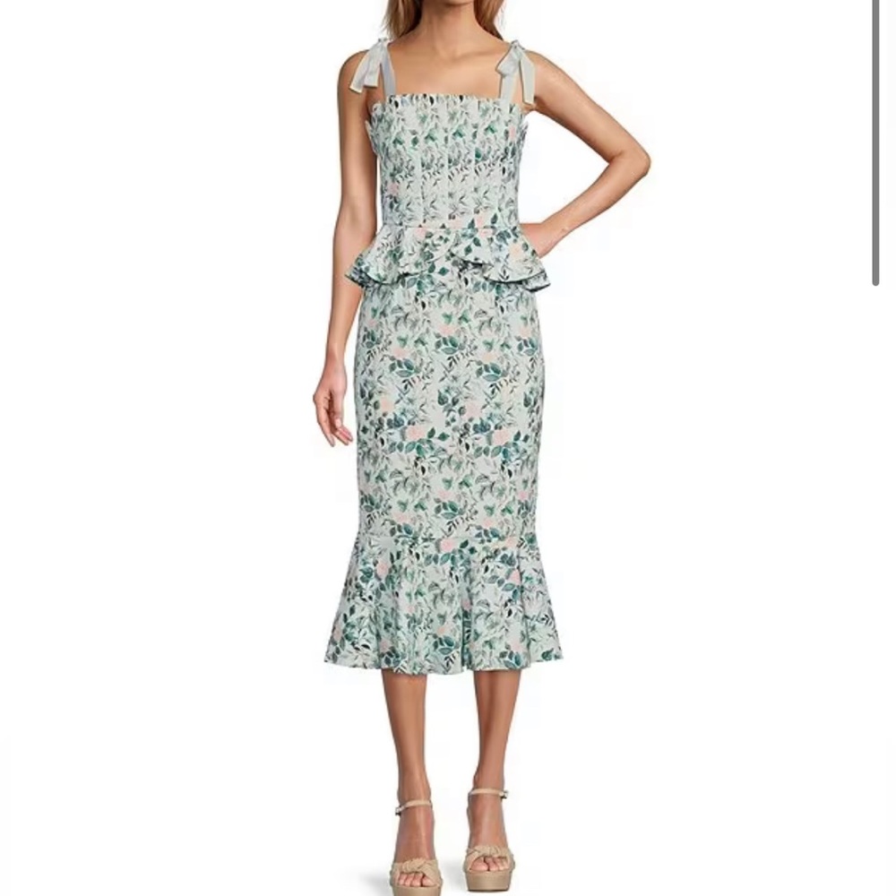 Antonio Melani x Born on Fifth Pippa Fit and Flare Peplum Dress